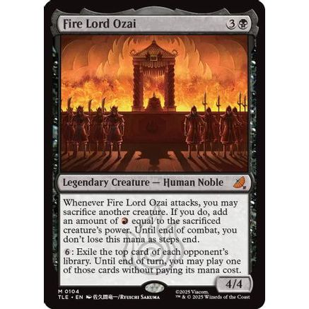 Fire Lord Ozai (TLE-104) - Avatar: The Last Airbender: Eternal-Legal Foil