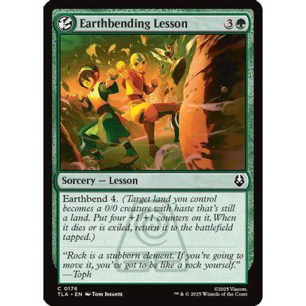 Earthbending Lesson (TLA-176) - Avatar: The Last Airbender Foil