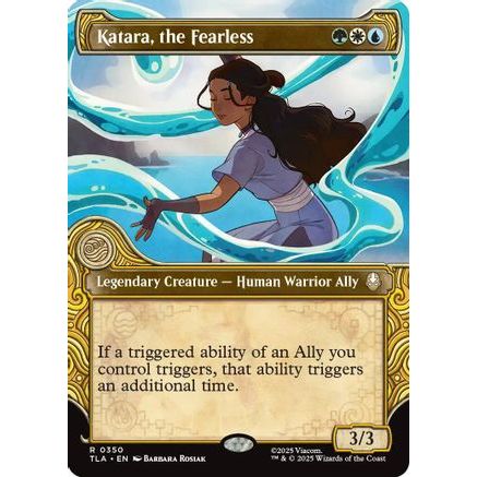 Katara, the Fearless (Showcase) (TLA-350) - Avatar: The Last Airbender Foil
