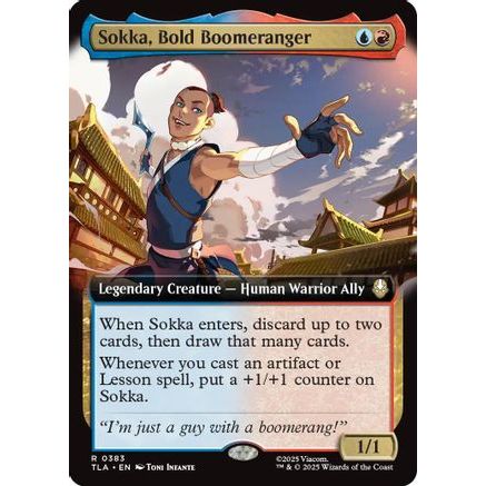Sokka, Bold Boomeranger (Extended Art) (TLA-383) - Avatar: The Last Airbender Foil