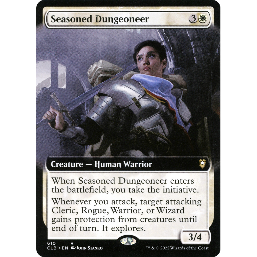 Seasoned Dungeoneer (CLB-610) - Commander Legends: Battle for Baldur's Gate: (Extended Art)
