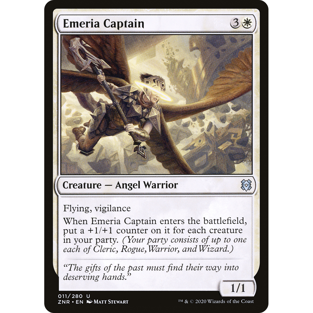 Emeria Captain (ZNR-011) - Zendikar Rising Foil