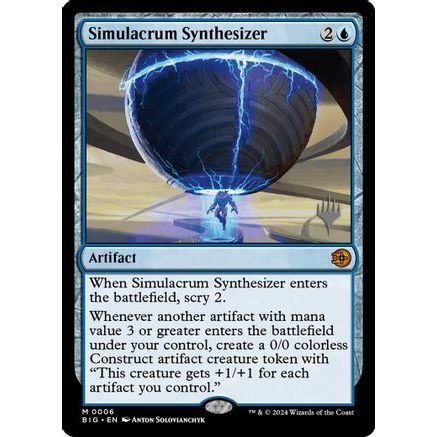 Simulacrum Synthesizer (PPEOE-006) - Promo Pack: Edge of Eternities Foil