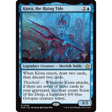 Kiora, the Rising Tide (PPEOE-045) - Promo Pack: Edge of Eternities Foil