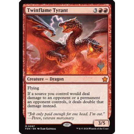 Twinflame Tyrant (PPEOE-097) - Promo Pack: Edge of Eternities Foil