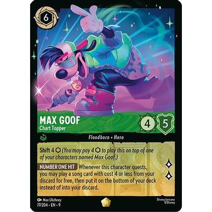 Max Goof - Chart Topper (77/204) - Fabled Cold Foil