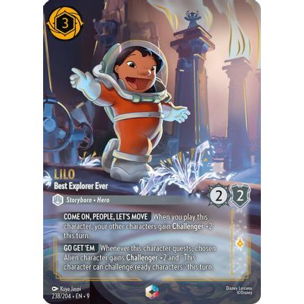 Lilo - Best Explorer Ever (Enchanted) (238/204) - Fabled Holofoil