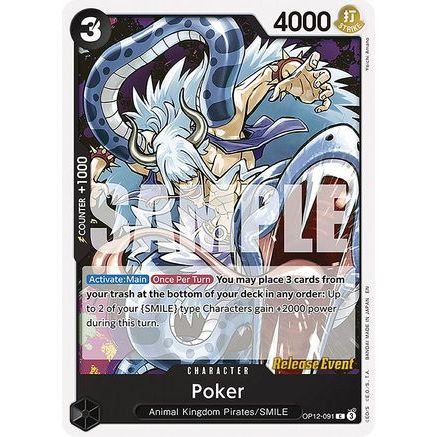 Poker (OP12-091) - Legacy of the Master Release Event Cards