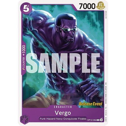 Vergo (OP12-064) - Legacy of the Master Release Event Cards