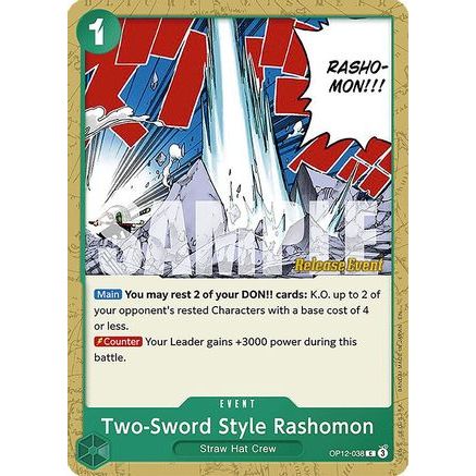Two-Sword Style Rashomon (OP12-038) - Legacy of the Master Release Event Cards