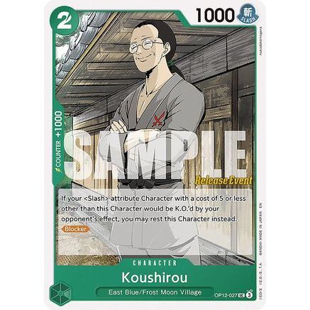 Koushirou (OP12-027) - Legacy of the Master Release Event Cards