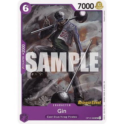 Gin (OP12-068) - Legacy of the Master Release Event Cards