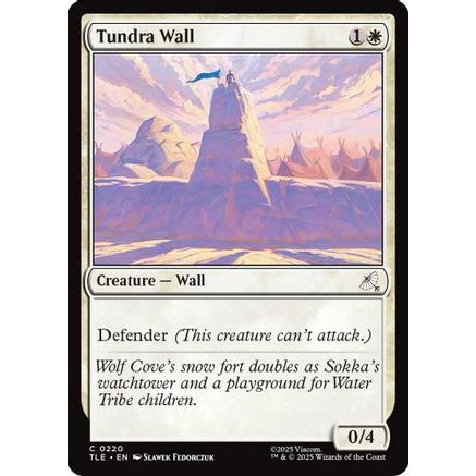 Tundra Wall (TLE-220) - Avatar: The Last Airbender: Eternal-Legal Foil