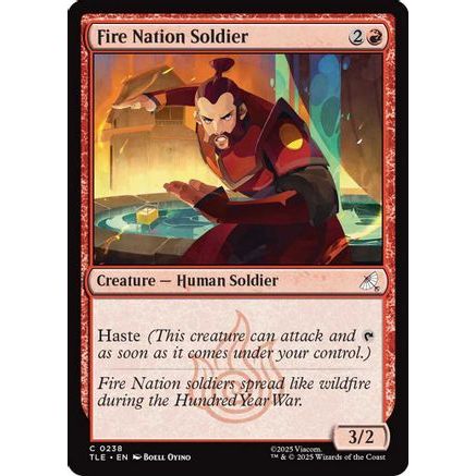 Fire Nation Soldier (TLE-238) - Avatar: The Last Airbender: Eternal-Legal Foil