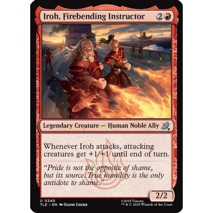 Iroh, Firebending Instructor (TLE-240) - Avatar: The Last Airbender: Eternal-Legal Foil