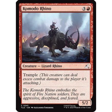 Komodo Rhino (TLE-241) - Avatar: The Last Airbender: Eternal-Legal