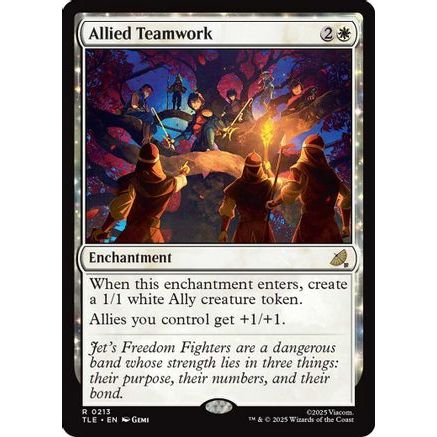 Allied Teamwork (TLE-213) - Avatar: The Last Airbender: Eternal-Legal Foil