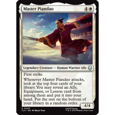 Master Piandao (TLA-028) - Avatar: The Last Airbender Foil