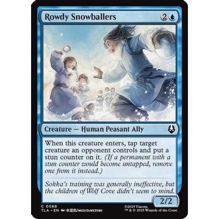 Rowdy Snowballers (TLA-068) - Avatar: The Last Airbender Foil