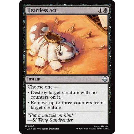 Heartless Act (TLA-103) - Avatar: The Last Airbender