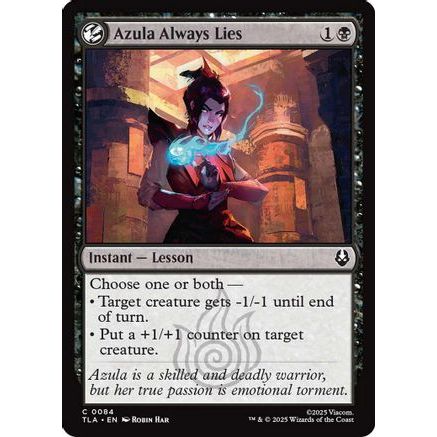 Azula Always Lies (TLA-084) - Avatar: The Last Airbender Foil