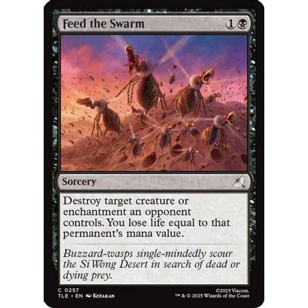 Feed the Swarm (TLE-257) - Avatar: The Last Airbender: Eternal-Legal Foil