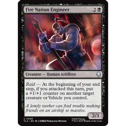 Fire Nation Engineer (TLA-099) - Avatar: The Last Airbender Foil