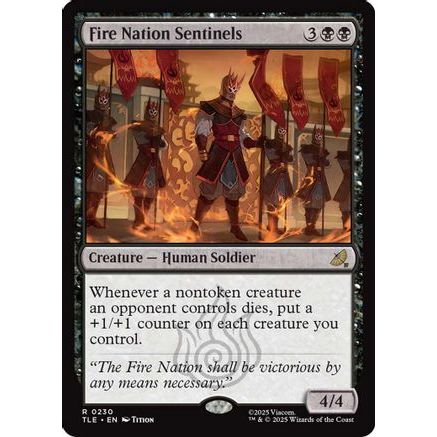 Fire Nation Sentinels (TLE-230) - Avatar: The Last Airbender: Eternal-Legal Foil