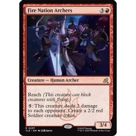 Fire Nation Archers (TLE-237) - Avatar: The Last Airbender: Eternal-Legal Foil