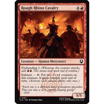 Rough Rhino Cavalry (TLA-152) - Avatar: The Last Airbender Foil
