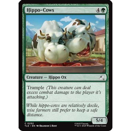 Hippo-Cows (TLE-252) - Avatar: The Last Airbender: Eternal-Legal Foil