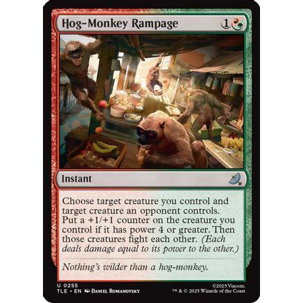 Hog-Monkey Rampage (TLE-255) - Avatar: The Last Airbender: Eternal-Legal Foil