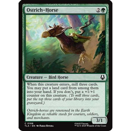 Ostrich-Horse (TLA-188) - Avatar: The Last Airbender Foil