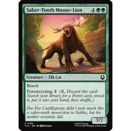 Saber-Tooth Moose-Lion (TLA-194) - Avatar: The Last Airbender