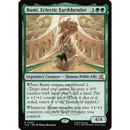 Bumi, Eclectic Earthbender (TLE-248) - Avatar: The Last Airbender: Eternal-Legal Foil