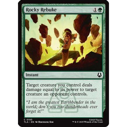 Rocky Rebuke (TLA-193) - Avatar: The Last Airbender