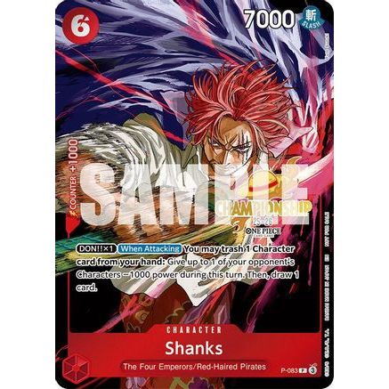 Shanks (CS 25-26 Event Pack) (P-083) - One Piece Promotion Cards Foil