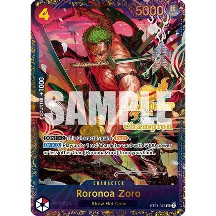 Roronoa Zoro (CS 25-26 1st Place) (ST21-015) - One Piece Promotion Cards Foil