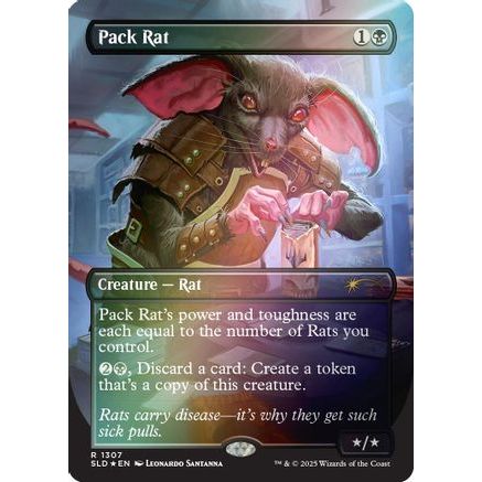 Pack Rat (1307) (Rainbow Foil) (SLD-1307) - Secret Lair Drop Series Foil