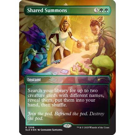 Shared Summons (Rainbow Foil) (SLD-1308) - Secret Lair Drop Series Foil