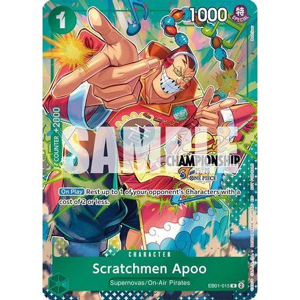Scratchmen Apoo (CS 25-26 Celebration Pack) (EB01-015) - One Piece Promotion Cards Foil