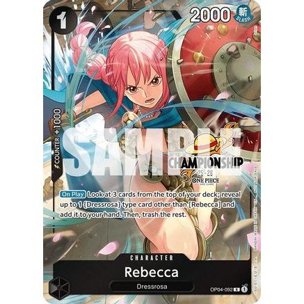 Rebecca (CS 25-26 Celebration Pack) (OP04-092) - One Piece Promotion Cards Foil