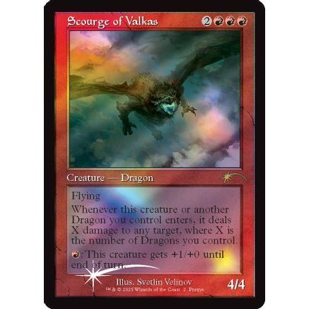 Scourge of Valkas (Retro Frame) (MFP-002) - Secret Lair Drop Series Foil