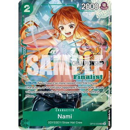 Nami (CS 25-26 Finalist Card Set 1) (OP10-033) - One Piece Promotion Cards Foil