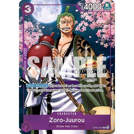 Zoro-Juurou (CS 25-26 Event Pack Finalist Ver.) (OP05-067) - One Piece Promotion Cards Foil