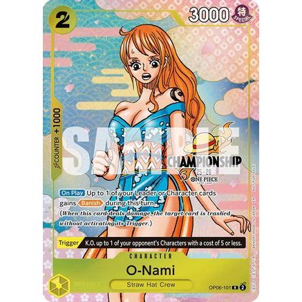 O-Nami (CS 25-26 Event Pack Finalist Ver.) (OP06-101) - One Piece Promotion Cards Foil