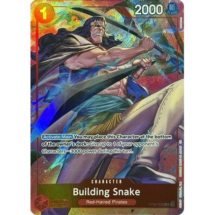 Building Snake (Premium Card Collection -Best Selection Vol. 4-) (OP09-008) - One Piece Promotion Cards Foil