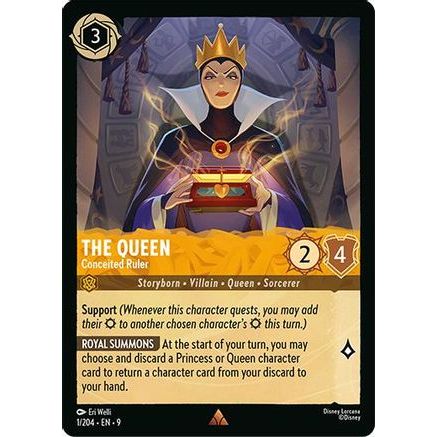 The Queen - Conceited Ruler (1/204) - Fabled Cold Foil