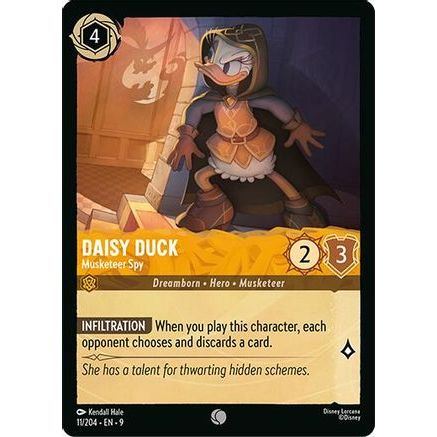 Daisy Duck - Musketeer Spy (11/204) - Fabled Cold Foil