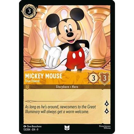 Mickey Mouse - True Friend (13/204) - Fabled Cold Foil